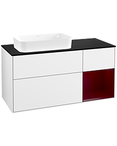 Villeroy und Boch Finion Villeroy und Boch Finion G692HBGF 120x60.3x50.1cm, shelf right Peony , Glossy white lacquer