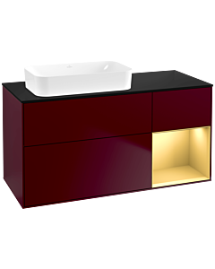 Villeroy und Boch Finion Villeroy und Boch Finion G692HFHB 120x60.3x50.1cm, shelf on the right gold matt, Peony Matt