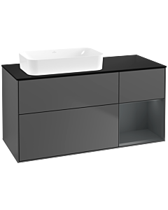 Villeroy und Boch Finion Villeroy und Boch Finion G692HGGK 120x60.3x50.1cm, shelf on the right Midnight Blue Matt Lacquer , anthracite matt