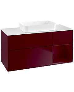 Villeroy und Boch Finion Villeroy und Boch G711HBHB 120x60.3x50.1cm, étagère à droite Peony , Peony Matt