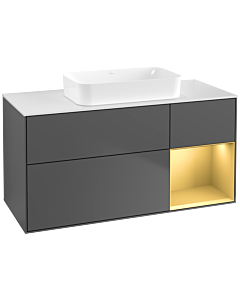 Villeroy und Boch Finion Villeroy und Boch Finion G711HFGK 120x60.3x50.1cm, shelf on the right gold matt, anthracite matt