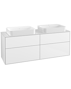 Villeroy und Boch Finion Villeroy und Boch Finion G72100GF 160x60.3x50.1cm, Glass White Matt , Glossy white lacquer