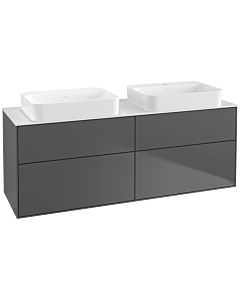 Villeroy und Boch Finion Villeroy und Boch G72100GK 160x60.3x50.1cm, verre White Matt , anthracite mat