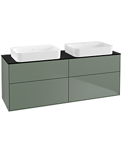Villeroy und Boch Finion Villeroy und Boch G72200GM 160x60.3x50.1cm, verre noir mat, Olive Matt Lacquer
