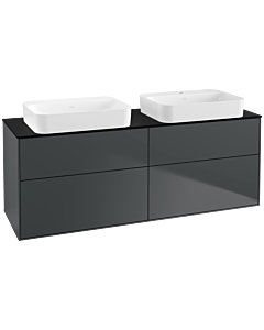 Villeroy und Boch Finion Villeroy und Boch G72200HG 160x60.3x50.1cm, verre noir mat, minuit Blue Matt Lacquer