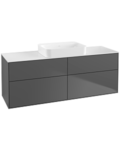 Villeroy und Boch Finion Villeroy und Boch G73100GK 160x60.3x50.1cm, verre White Matt , anthracite mat