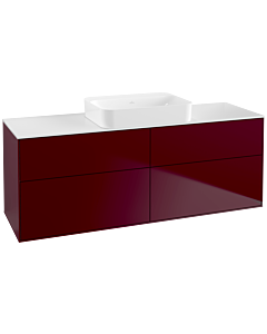 Villeroy und Boch Finion Villeroy und Boch Finion G73100HB 160x60.3x50.1cm, Glass White Matt , Peony Matt