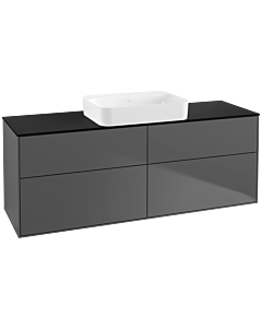Villeroy und Boch Finion Villeroy und Boch Finion G73200GK 160x60.3x50.1cm, Glass Black Matt, Anthracite matt