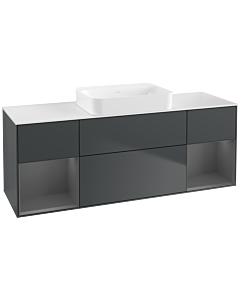 Villeroy und Boch Finion Villeroy und Boch Finion G741GKHG 160x60.3x50.1cm, shelves anthracite matt lacquer, midnight Blue Matt Lacquer
