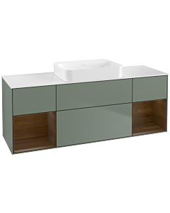 Villeroy und Boch Finion Villeroy und Boch Finion G741GNGM 160x60.3x50.1cm, shelves Olive Matt Lacquer veneer, Olive Matt Lacquer