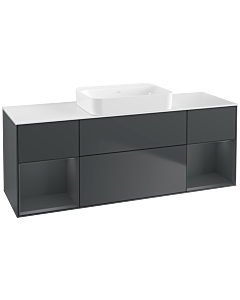 Villeroy und Boch Finion Villeroy und Boch Finion G741HGHG 160x60.3x50.1cm, shelves Midnight matt lacquer, Midnight Blue Matt Lacquer