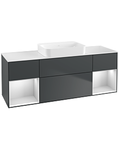Villeroy und Boch Finion Villeroy und Boch Finion G741MTHG 160x60.3x50.1cm, shelves white matt lacquer, midnight Blue Matt Lacquer