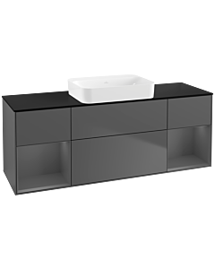 Villeroy und Boch Finion Villeroy und Boch G742GKGK 160x60.3x50.1cm, étagères Laque anthracite mat, Anthracite mat