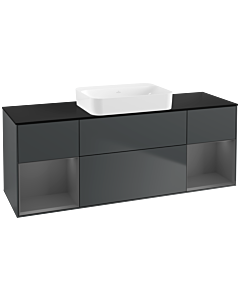 Villeroy und Boch Finion Villeroy und Boch Finion G742GKHG 160x60.3x50.1cm, shelves anthracite matt lacquer, midnight Blue Matt Lacquer