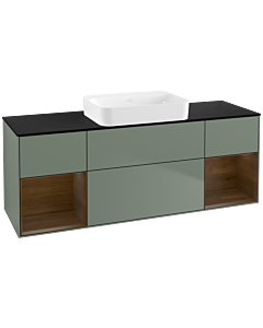 Villeroy und Boch Finion Villeroy und Boch Finion G742GNGM 160x60.3x50.1cm, shelves Olive Matt Lacquer veneer, Olive Matt Lacquer