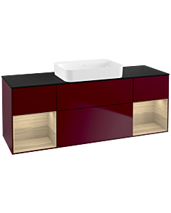 Villeroy und Boch Finion Villeroy und Boch Finion G742PCHB 160x60.3x50.1cm, shelves Oak Veneer , Peony Matt