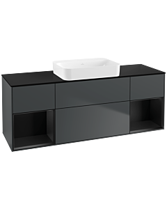 Villeroy und Boch Finion Villeroy und Boch Finion G742PDHG 160x60.3x50.1cm, shelves black matt lacquer, midnight Blue Matt Lacquer