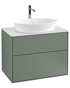 Villeroy und Boch Finion Villeroy und Boch Finion G75100GM 80x60.3cm, Emotion, cover plate white matt, Olive Matt Lacquer
