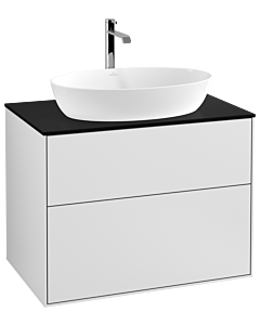 Villeroy und Boch Finion Villeroy und Boch Finion G75200MT 80x60.3cm, Emotion, cover plate black matt, white matt lacquer