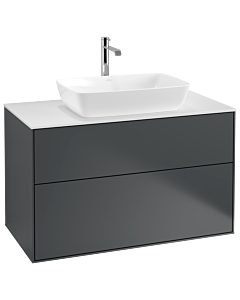 Villeroy und Boch Finion Villeroy und Boch G76100HG 100x60,3cm, Emotion, plaque de finition blanc mat, Midnight Blue Matt Lacquer