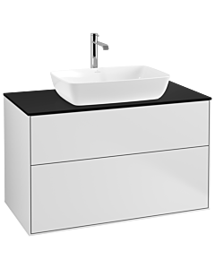 Villeroy und Boch Finion Villeroy und Boch Finion G76200MT 100x60.3cm, Emotion, cover plate black matt, white matt lacquer
