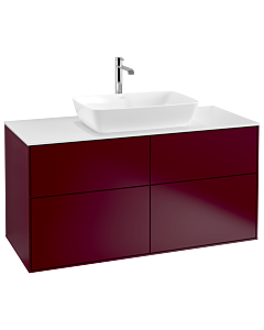 Villeroy und Boch Finion Waschtischunterschrank G79100HB 120x60,3cm, Emotion, Abdeckplatte white matt, Peony Matt
