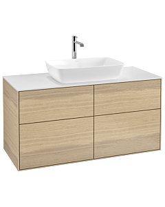 Villeroy und Boch Finion Waschtischunterschrank G79100PC 120x60,3cm, Emotion, Abdeckplatte white matt, Oak Veneer