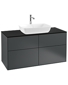 Villeroy und Boch Finion Villeroy und Boch Finion G79200HG 120x60.3cm, Emotion, cover plate black matt, Midnight Blue Matt Lacquer