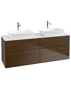 Villeroy und Boch Finion Villeroy und Boch Finion G84100GN 160x60.3cm, Emotion, cover plate white matt, walnut veneer