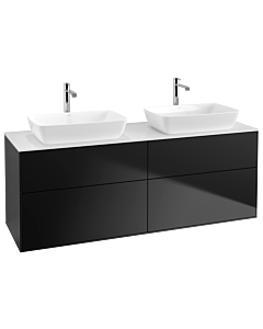Villeroy und Boch Finion Villeroy und Boch Finion G84100PD 160x60.3cm, Emotion, cover plate white matt, black matt lacquer