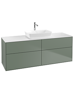 Villeroy und Boch Finion Villeroy und Boch G85100GM 160x60,3cm, Emotion, plaque de finition blanc mat, Olive Matt Lacquer