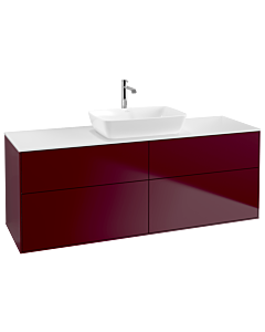 Villeroy und Boch Finion Villeroy und Boch G85100HB 160x60.3cm, Emotion, plaque de finition blanc mat, Peony Matt