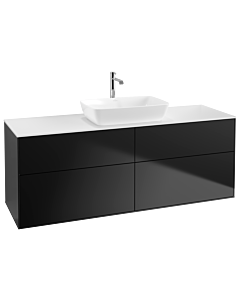 Villeroy und Boch Finion Villeroy und Boch Finion G85100PD 160x60.3cm, Emotion, cover plate white matt, black matt lacquer