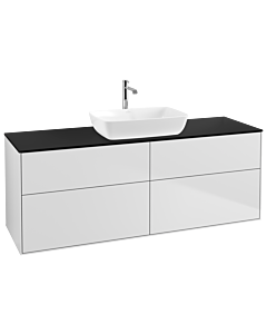 Villeroy und Boch Finion Villeroy und Boch Finion G85200MT 160x60.3cm, Emotion, cover plate black matt, white matt lacquer