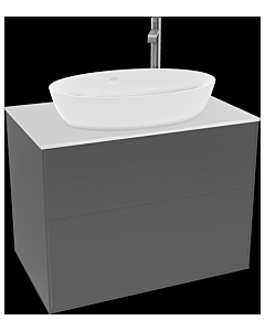 Villeroy und Boch Finion Villeroy und Boch Finion G87100GK 80x60.3cm, Emotion, cover plate white matt, anthracite matt