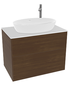 Villeroy und Boch Finion Villeroy und Boch Finion G87100GN 80x60.3cm, Emotion, cover plate white matt, walnut veneer
