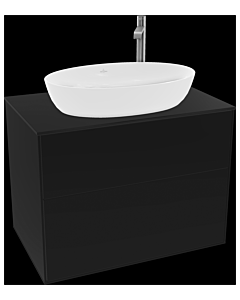 Villeroy und Boch Finion Villeroy und Boch Finion G87200PD 80x60.3cm, Emotion, cover plate black matt, black matt lacquer