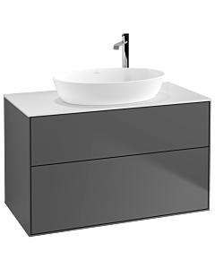 Villeroy und Boch Finion Villeroy und Boch Finion G88100GK 100x60.3cm, Emotion, cover plate white matt, anthracite matt