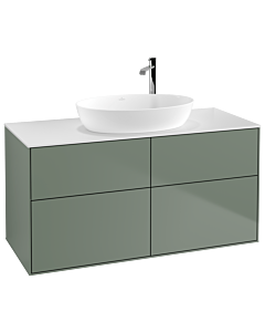 Villeroy und Boch Finion Villeroy und Boch Finion G91100GM 120x60.3cm, Emotion, cover plate white matt, Olive Matt Lacquer