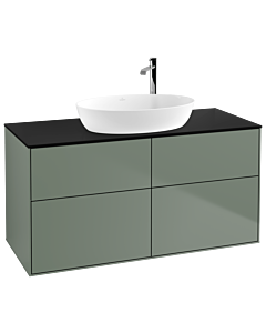 Villeroy und Boch Finion Villeroy und Boch Finion G91200GM 120x60.3cm, Emotion, cover plate black matt, Olive Matt Lacquer