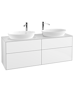 Villeroy und Boch Finion Villeroy und Boch G96100GF 160x60.3cm, Emotion, plaque de finition blanc mat, laqué blanc brillant