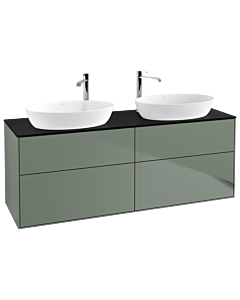 Villeroy und Boch Finion Villeroy und Boch Finion G96200GM 160x60.3cm, Emotion, cover plate black matt, Olive Matt Lacquer