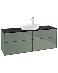 Villeroy und Boch Finion Villeroy und Boch G97200GM 160x60,3cm, Emotion, plaque de finition noir mat, Olive Matt Lacquer