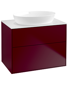 Villeroy und Boch Finion Villeroy und Boch G99100HB 80x60.3cm, Emotion, plaque de recouvrement blanc mat, Peony Matt