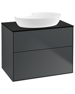 Villeroy und Boch Finion Villeroy und Boch G99200HG 80x60.3cm, Emotion, plaque de recouvrement noir mat, Midnight Blue Matt Lacquer