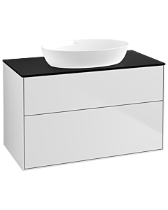 Villeroy und Boch Finion Villeroy und Boch Finion GA0200MT 100x60.3cm, Emotion, cover plate black matt, white matt lacquer