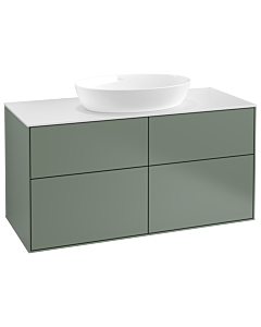 Villeroy und Boch Finion Villeroy und Boch Finion GA3100GM 120x60.3cm, Emotion, cover plate white matt, Olive Matt Lacquer