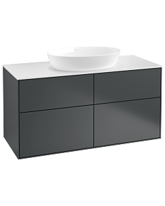 Villeroy und Boch Finion Waschtischunterschrank GA3100HG 120x60,3cm, Emotion, Abdeckplatte white matt, Midnight Blue Matt Lacquer
