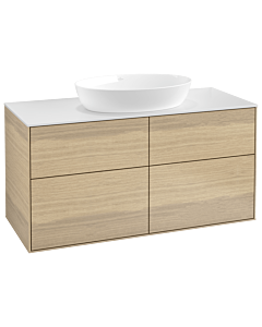 Villeroy und Boch Finion Villeroy und Boch Finion GA3100PC 120x60.3cm, Emotion, cover plate white matt, Oak Veneer