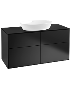 Villeroy und Boch Finion Villeroy und Boch Finion GA3200PD 120x60.3cm, Emotion, cover plate black matt, black matt lacquer